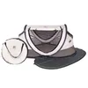 Image de Deryan Lit de Voyage pour Petits Enfants avec Matelas - De la Naissance Jusqu'à 4,5 Ans - Tente Bébé Pop-Up Montée en 2 Secondes - Moustiquaire et Sac de Voyage Inclus - 136x84x62cm (Crème)