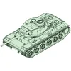 Image de Trumpeter Kit 07127 modèle Soviet KV-85 Heavy Tank