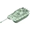 Image de Trumpeter 1:72 - Tigre Roi Allemand (Porsche) 105 mm kWh L/68