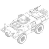 Image de Trumpeter 07440 - M706 Commando Armored Car Product Improved - echelle 1/72 - Plastique modèle Kit - modèle à Assembler