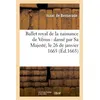 Image de Ballet royal de la naissance de Vénus : dansé par Sa Majesté, le 26 de janvier 1665 en occasion ou reconditionné