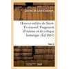 Image de Oeuvres mêlées de Saint-Évremond. Tome 2. Fragments d'histoire et de critique historique en occasion ou reconditionné