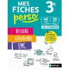 Image de Mes fiches perso Histoire Géographie Enseignement Moral et Civique 3e en occasion ou reconditionné
