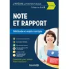 Image de Note et Rapport - Méthode et Sujets corrigés - Catégories A et B - 2021 en occasion ou reconditionné