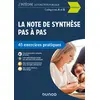 Image de La note de synthèse pas à pas - 3e éd. - 45 exercices pratiques - Catégories A et B: 45 exercices pratiques - Catégories A et B