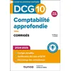 Image de DCG 10 - Comptabilité approfondie - Corrigés 2024-2025 en occasion ou reconditionné