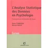 Image de L'analyse statistique des données en psychologie : Concepts et méthodes de base