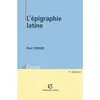 Image de L'épigraphie latine en occasion ou reconditionné