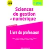 Image de Sciences de gestion et numérique 1re STMG (2019) - Réseaux STMG - Pochette - Livre du professeur pochette