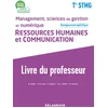 Image de Management, Sciences de gestion et numérique - Ressources Humaines et communication enseignement spécifique Tle STMG (2020) - Pochette et Manuel - Livre du professeur