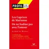 Image de Profil - Musset : Les Caprices de Marianne, On ne badine pas avec l'amour en occasion ou reconditionné