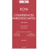 Image de ECNI ? conférences paris-Descartes ? volume 1 ? 2017-2018