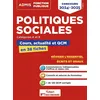 Image de Politiques sociales - Cours, actualité et QCM - Concours de catégories A et B - L'essentiel en 38 fiches en occasion ou reconditionné