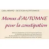 Image de Menus d'automne pour la constipation