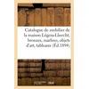 Image de Catalogue de mobilier de la maison Légera-Lbrecht, bronzes, marbres, objets d'art en occasion ou reconditionné