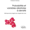 Image de Probabilités et variables aléatoires à densité - 368 exercices corrigés avec rappels de cours en occasion ou reconditionné