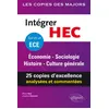 Image de Intégrer HEC   ECE   Économie - Sociologie - Histoire - Culture générale en occasion ou reconditionné