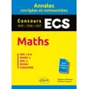 Image de Maths. ECS. Annales corrigées et commentées. Concours 2015/2016/2017 en occasion ou reconditionné
