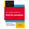 Image de Les indispensables du droit des personnes en occasion ou reconditionné