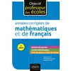 Image de Annales corrigées de mathématiques et de français - 2e édition en occasion ou reconditionné