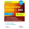 Image de Espagnol. Les meilleures copies du Bac. Toutes séries LV1-LV2. 11 copies authentiques pour réussir les épreuves écrites et l'épreuve de compréhension orale en occasion ou reconditionné