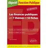 Image de Les Finances publiques en 7 thèmes et 53 fiches en occasion ou reconditionné