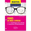 Image de Maths - Prérequis pour la prépa - 7 fiches de mise à niveau sur les techniques de calculs et exercices d'entraînement en occasion ou reconditionné