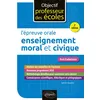 Image de L'épreuve orale d'enseignement moral et civique - 2e édition en occasion ou reconditionné