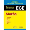 Image de Maths. ECE - Annales corrigées et commentées - Concours 2016/2017/2018 en occasion ou reconditionné