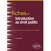 Image de Fiches d'introduction au droit public