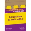 Image de Je prépare mon entrée en 1re année de Droit. Introduction au droit public en occasion ou reconditionné