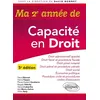Image de Ma deuxième année de Capacité en Droit. Droit administratif spécial - Droit fiscal et procédure fiscal - Droit pénal et procédure pénale - Droit privé notarial - Droit social - Procédure civile et procédures civiles d'exécution - Économie politique - 5e en occasion ou reconditionné