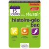 Image de 15 jours pour réussir l’histoire-géo au bac - Terminale - Nouveaux programmes en occasion ou reconditionné