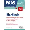 Image de Biochimie - Synthèses rédigées et illustrées, question de réflexions et QCM corrigés en occasion ou reconditionné