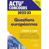 Image de Questions européennes 2022-2023 - Cours et QCM en occasion ou reconditionné