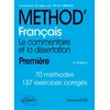 Image de Français. Le commentaire et la dissertation. 1re en occasion ou reconditionné