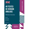Image de 40 textes de version anglaise : méthode et exercices en occasion ou reconditionné