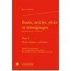 Image de Essais, articles, récits et témoignages: Textes critiques et politiques (Tome II)