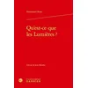 Image de Qu'est-ce que les Lumières ?