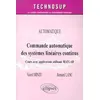 Image de Commande automatique de systèmes linéaires continus - Cours avec applications utilisant MATLAB - Niveau C en occasion ou reconditionné