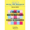 Image de Oral de mathématiques aux concours des écoles de commerce (L') en occasion ou reconditionné