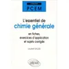 Image de L'essentiel de chimie générale en occasion ou reconditionné