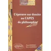 Image de L'épreuve sur dossier au CAPES de philosophie en occasion ou reconditionné