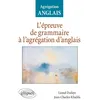 Image de L'épreuve de grammaire à l'agrégation d'anglais en occasion ou reconditionné
