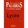 Image de Palabras - Le vocabulaire espagnol - Lycée en occasion ou reconditionné