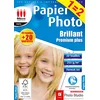 Image de Micro Application Papier Photo - Papier photo A4 - Feuille A4 - Papier imprimante - Tirage photo - Papier impression photo - 255 g - 20+20 Feuilles