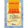 Image de Annales 2005 corrigees commentees decf n en occasion ou reconditionné