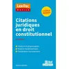 Image de Citations juridiques en droit constitutionnel en occasion ou reconditionné