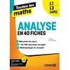 Image de Toutes les maths   Analyse en 40 fiches en occasion ou reconditionné