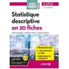 Image de Statistique descriptive en 20 fiches en occasion ou reconditionné